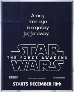 star wars force awakens poster retro 3