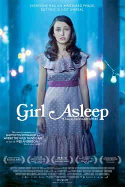 girl asleep poster