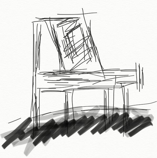 empty chair sketch